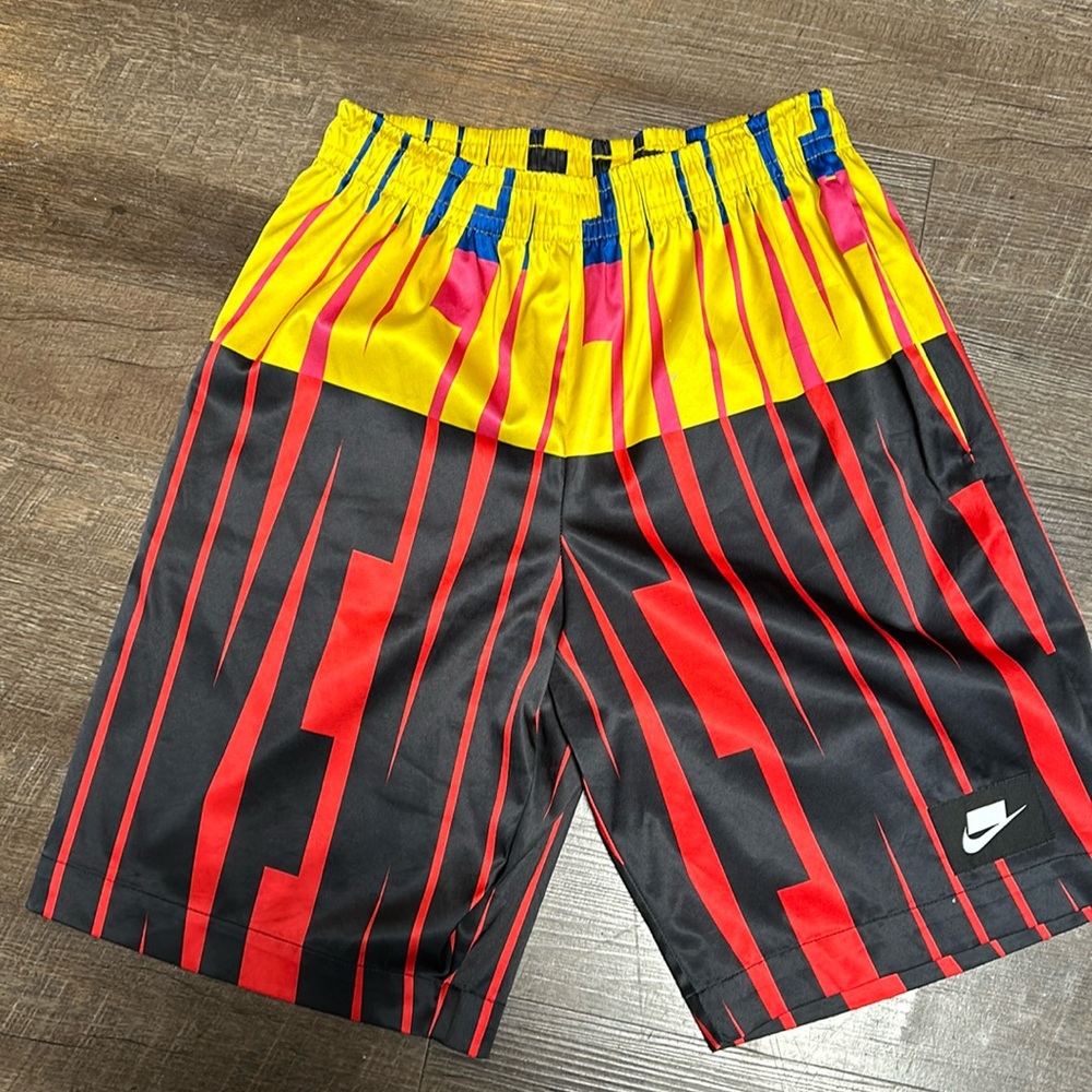 Satin Nike shorts
